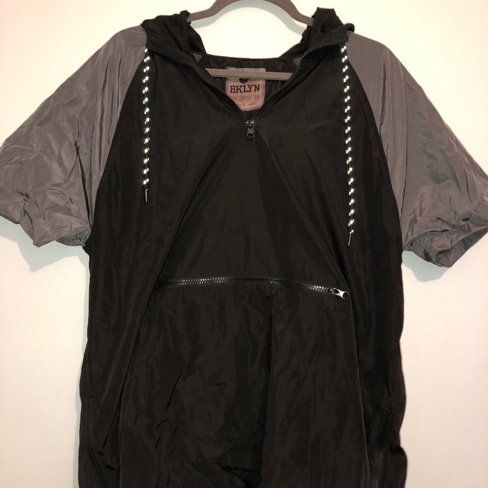 BKYLN Athletics short sleeve windbreaker